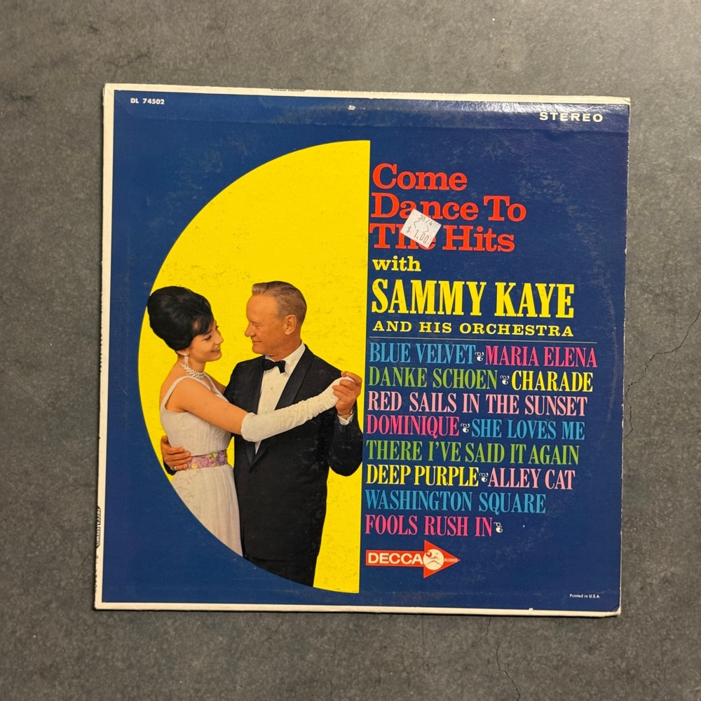 Sammy Kaye Come Dance To The Hits Vinyl LP Decca DL 74502 Stereo Big Band Swing